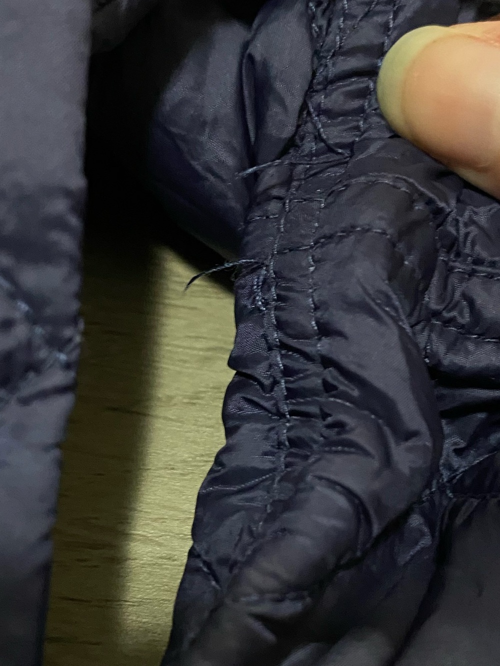NEW Criquet Quilted Shacket Navy Blue Mens Navy Buttons Pockets XL - NWT $189 - Picture 6 of 9